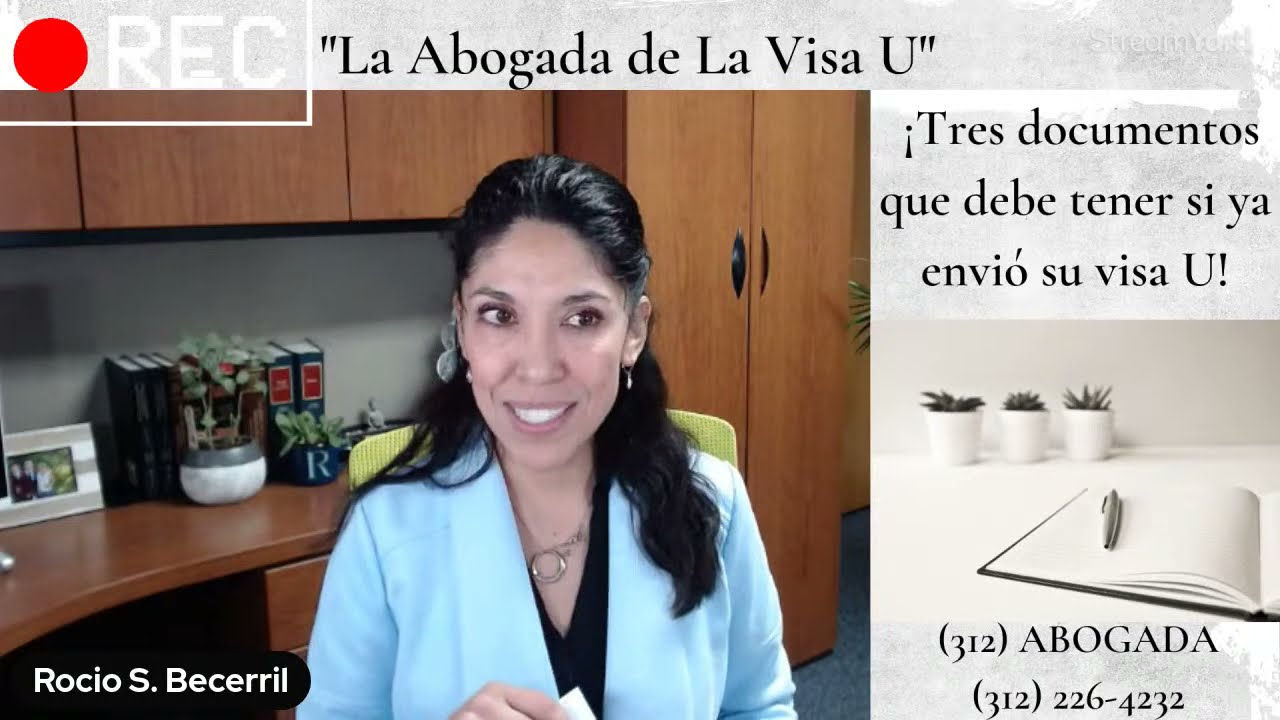 ¡Tres documentos que debe tener si ya envió su visa U!