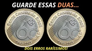 ESSAS 2 Moedas de 1 Real BC 60 Anos Estão Sendo MUITO Procuradas!