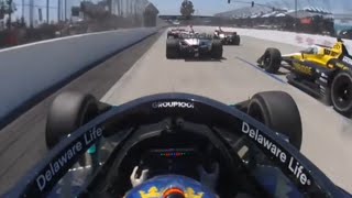 Long Beach GP | Marcus Ericsson race start/opening laps onboard