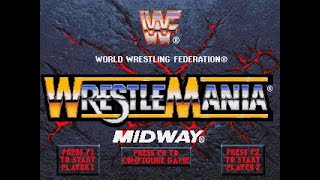 Velharia do Dia - WWF WrestleMania: The Arcade Game (1995, DOS) screenshot 5