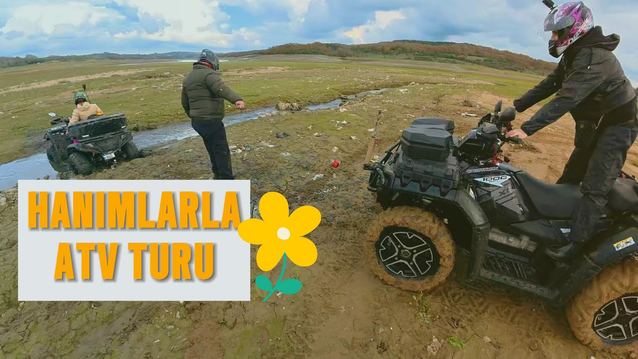 HANIMLAR İLE ÖMERLİ'DE KOKİNA ÇİÇEĞİ TOPLADIK ATV BATTI , BARAJDA SU KALMAMIŞ