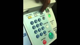 Copy machine function 5 - paper sorting