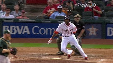 OAK@HOU: Fowler lines a go-ahead RBI single to left