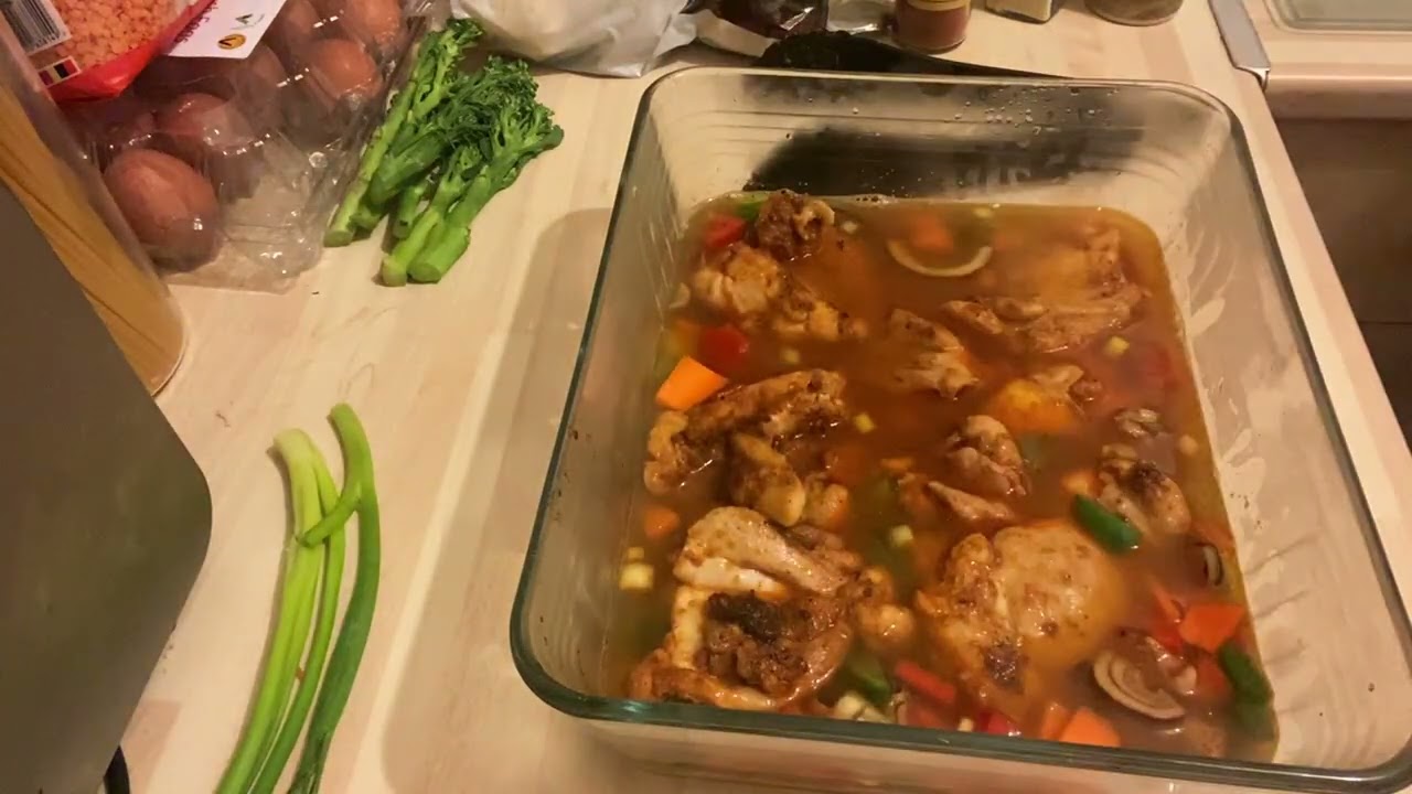 Chicken & Rice Tray Bake #cooking #rice #chicken 