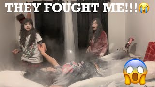 EXTREME FLOUR CHALLENGE WITH SISTERS!!😱(IT GOT CRAZY)