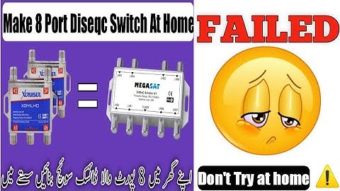 how to make 8 Port Diseqc Switch At Home 2 diseq switch make 8 Port Diseqc Switch 4×1 Diseqc 8×1