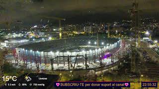 Emisión 4K en directo de Las Obras del Camp Nou!