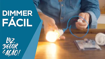 Como colocar um dimmer no abajur?