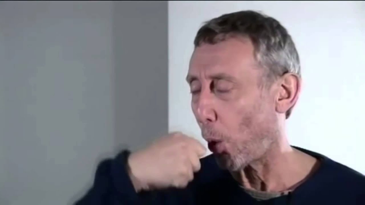 Micheal Rosen eats Ice