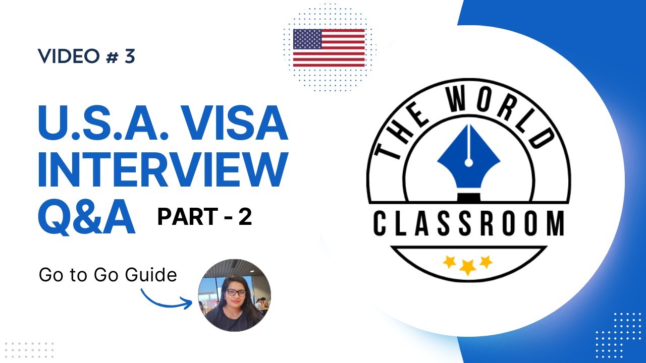 Top USA Study Visa Interview Questions & Answers Part - 2 | F1 Visa ...