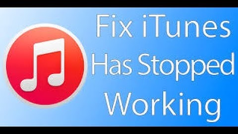 How To Fix  itunes has stopped working  windows 7 64bit. 2017