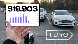 How Much All 12 Of My TURO Cars Made in July