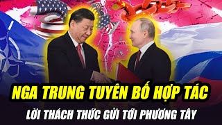 PUTIN VÀ TẬP CẬN BÌNH TUYÊN BỐ HỢP TÁC GIỮ GÌN HÒA BÌNH THẾ GIỚI: LỜI THÁCH THỨC GỬI TỚI PHƯƠNG TÂY