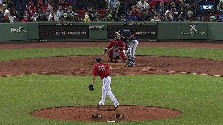 TB@BOS: Workman ejected after throwing behind batter