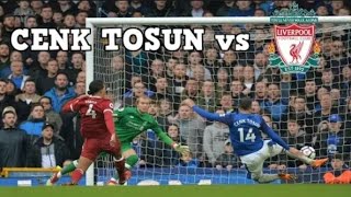 Cenk Tosun vs Liverpool Performans Özeti 1 Gol   ATIYORDU...