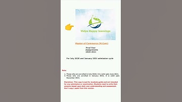 MCO 07 Solved Assignment 2020-21 Numerical #solvedassignment #mco07 #2020-21