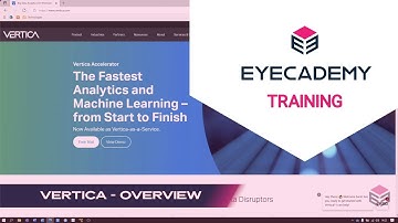 Vertica Overview -  Eyecademy Data Training