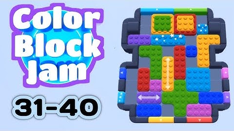 Color Block Jam Level 31-40 | No Commentary, No Music | Android Gameplay