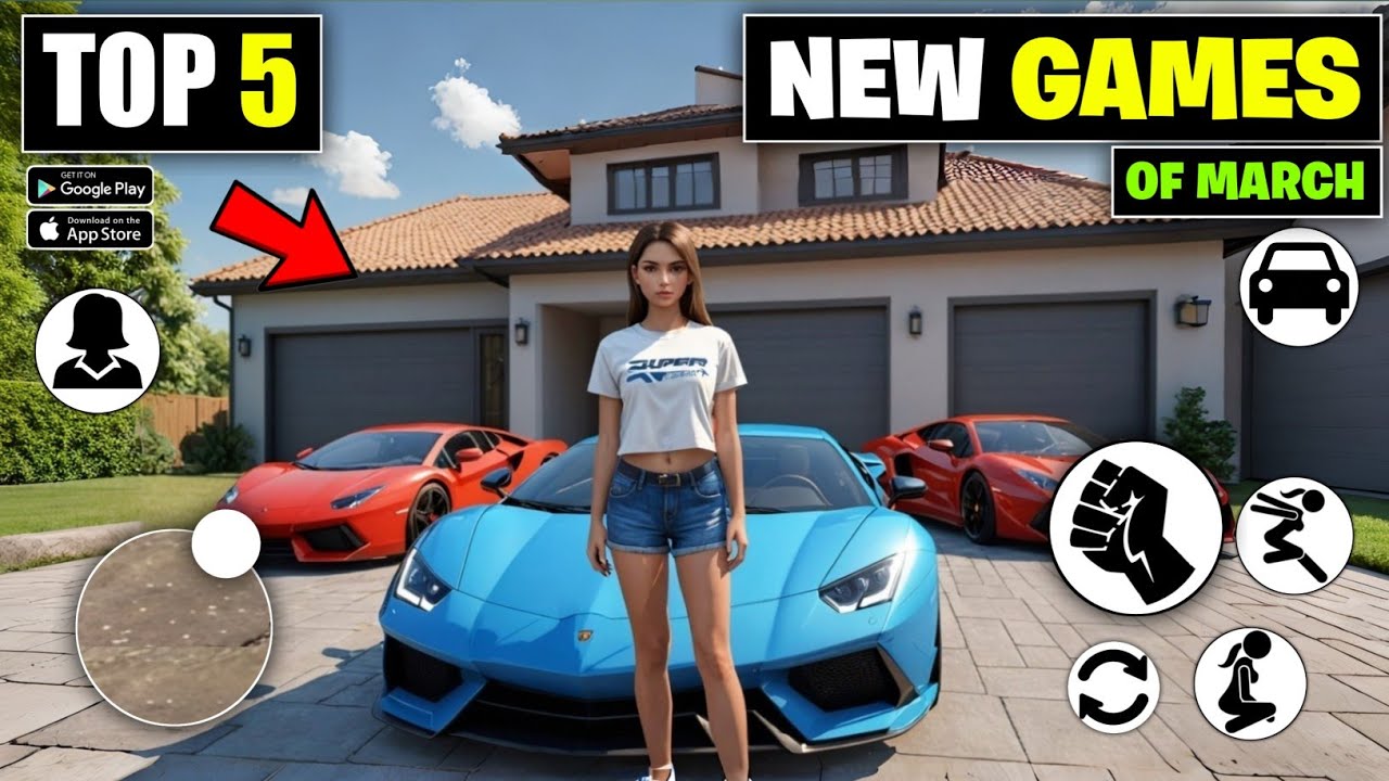 ⁣Top 5 New Games For Android 2025 | New Best Android Games 2025 ( MARCH )