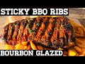 MAKE STICKY BBQ RIBS glazed with BOURBON &amp; POTATO CHIPS // WEDGES  |  4k