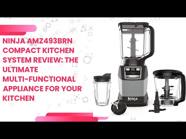 Ninja AMZ493BRN Kitchen System With Auto-IQ Blender Part: Single