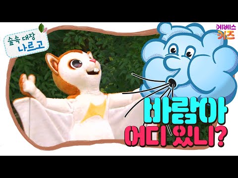 #집에서함께해요ㅣ휘유웅~ 시원하게 부는 바람! 바람은 어디서 올까?ㅣ바람아 어디 있니ㅣ숲속 대장 나르고ㅣKBS 방송
