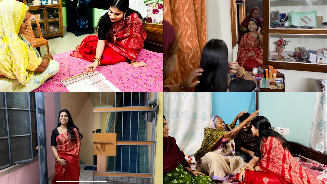 প্রথমবার বরের গ্রামের বাড়ি গিয়ে থাকলাম, আমার স্বশুরবাড়ি কোথায়? #beingdisha #bengalivlog  #village