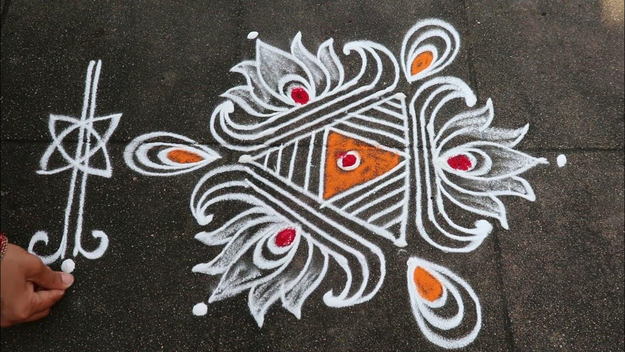 Dhanurmasam Muggulu | 3x2 Dots Small Margazhi Kolam Designs ...