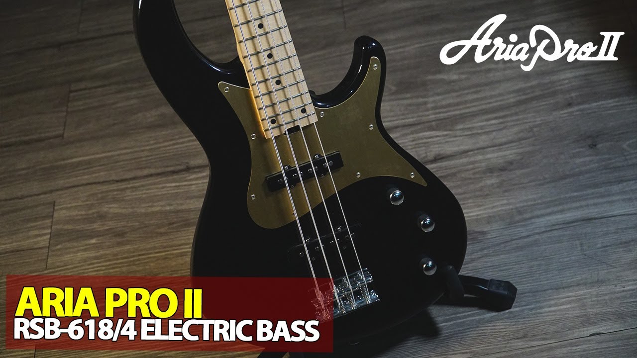 ◆Aria pro II RSB-618 4弦　ブラック　エレキギター Aria Pro II RSB-618/4【Black】（新品/送料無料）【楽器検索デジマート】
