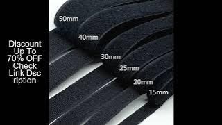 10M/Pair Hook and Loop Tape Nylon Heavy Duty Sticky Strips Reusable Fastener Roll Strips Sewing Adhe