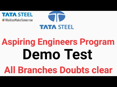 TATA STEEL AET DEMO TESF LINK | clear all doubts | tata steel aet test kaise de |