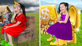 Rich vs Poor Students | Genius Hacks and Tips For Smart Parents Part 2 By T-FUN