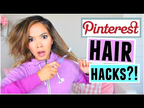 Pinterest HAIR Hacks Tested!