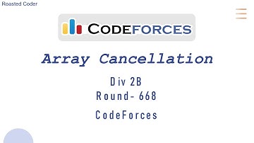 B. Array Cancellation (Div. 2) Round #668 Codeforces