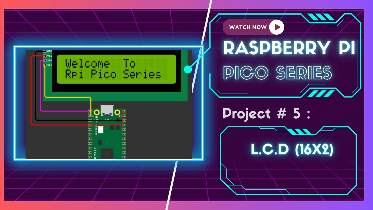 Interfacing 16x2 LCD with Raspberry Pi Pico | Wokwi MicroPython ...