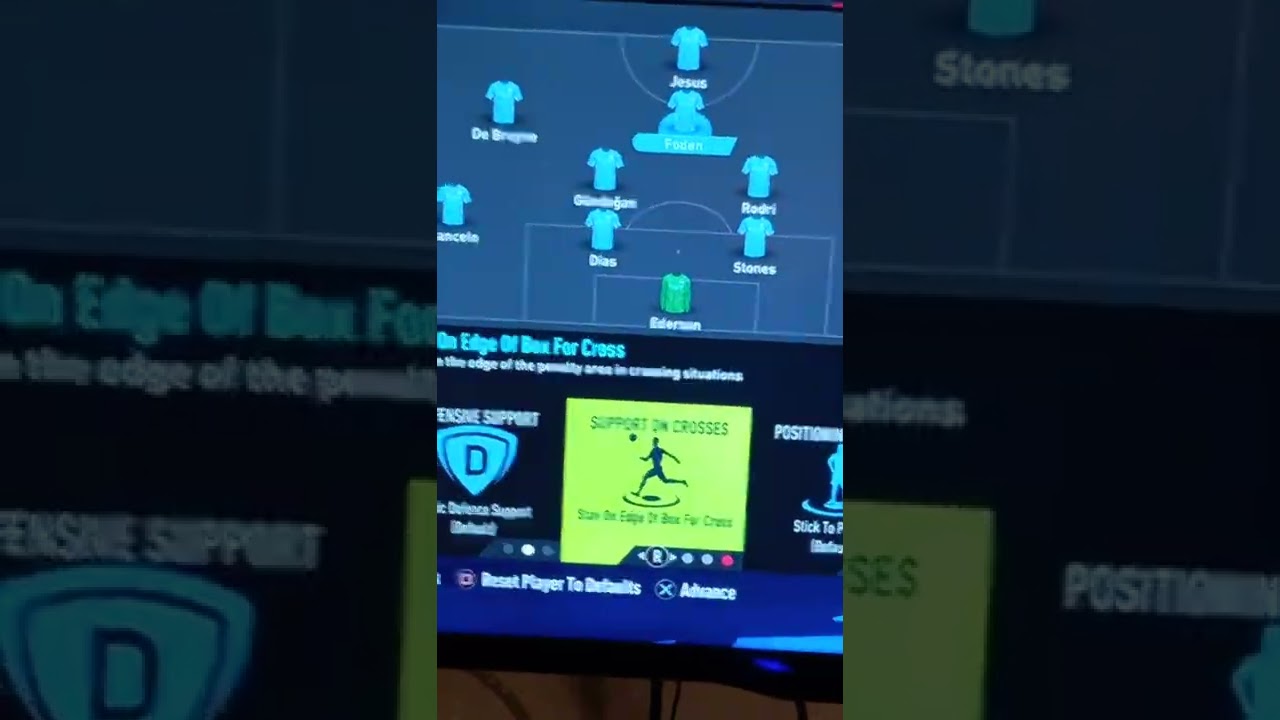The perfect formation, tactics and instructions in fifa 22