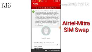 Airtel Mitra App | Simex | SimSwap | ekyc screenshot 2