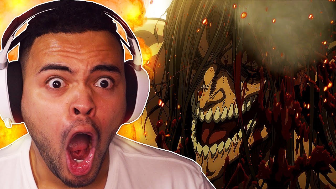 EREN VS REINER! ATTACK ON TITAN Temporada 4 Episódio 17 REACT