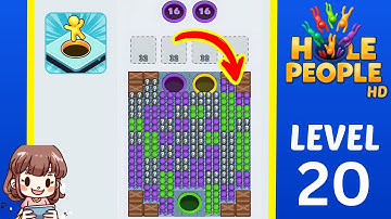 Hole People Level 20 Solution Walkthrough