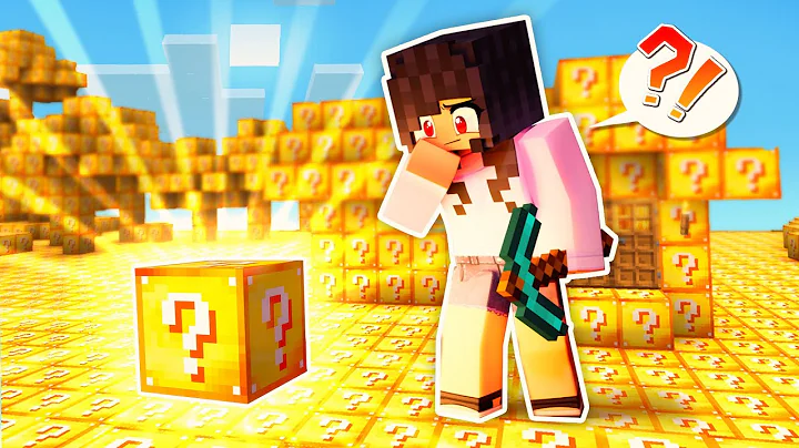 Minecraft but, The WORLD Is Made Of LUCKY BLOCKS!