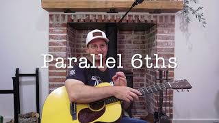 A cool guitar trick to keep in your toolbox:  the parallel 6th (Thanks, Garth Brooks)