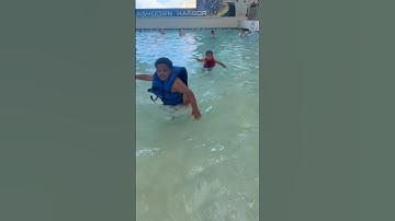 Dad makes kids get out of pool after seeing a alligator #shorts