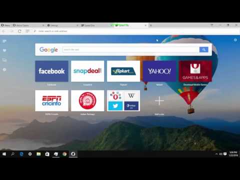 Video: How To Customize The Opera Start Page