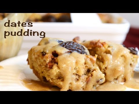 Dates bread pudding recipe, pudding recipe for Christmas