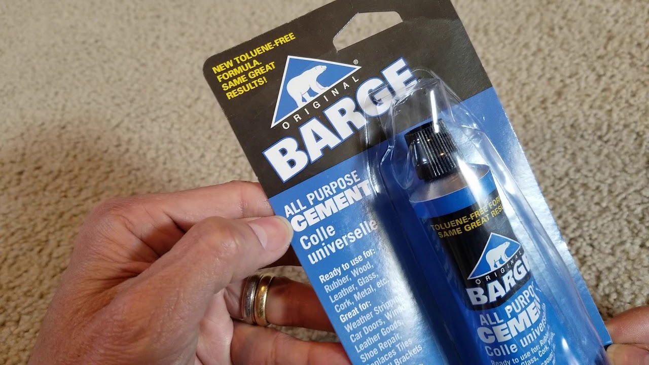How to Fix a Boot or Shoe Sole with Barge Cement 