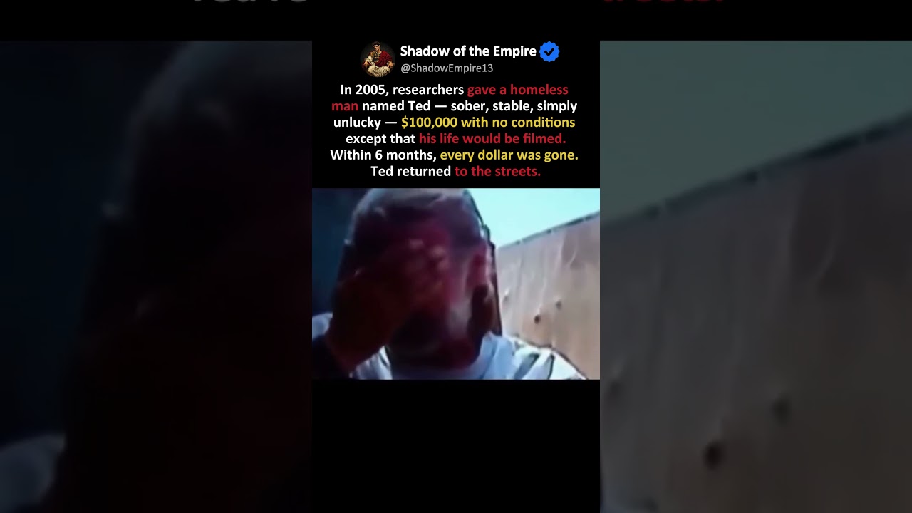 THEY GAVE A HOMELESS MAN $100,000 ON CAMERA