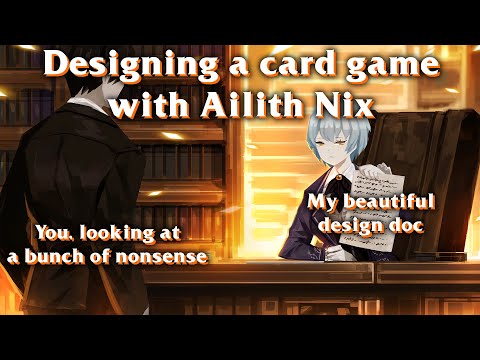 Design a card game inspired by Library of Ruina and Slay the Spire with me!