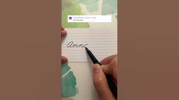 Annalisa - Learn to Write Your Name in Cursive