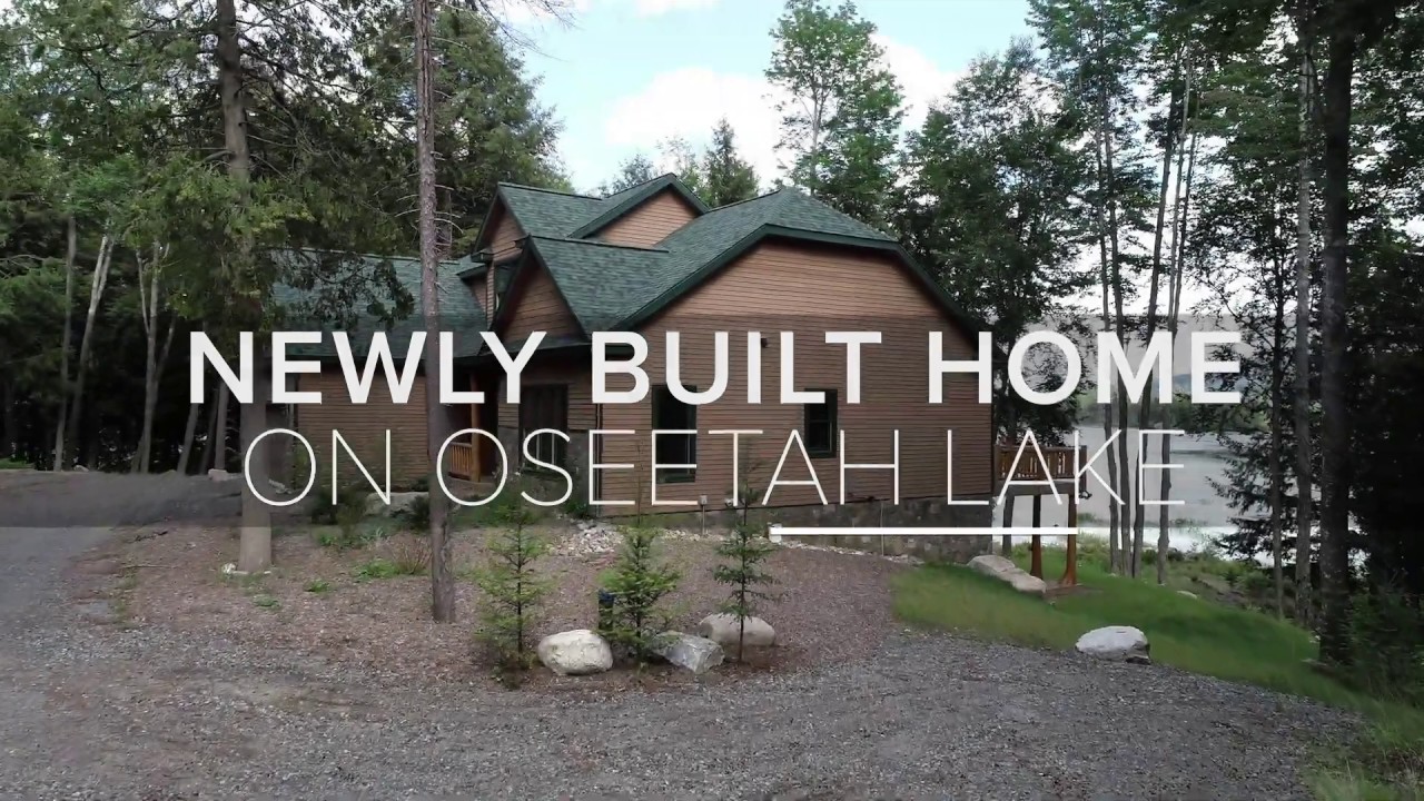 SOLD! Newly Built Home On Oseetah Lake YouTube