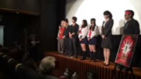 映画「華魂」初日舞台挨拶 2/2